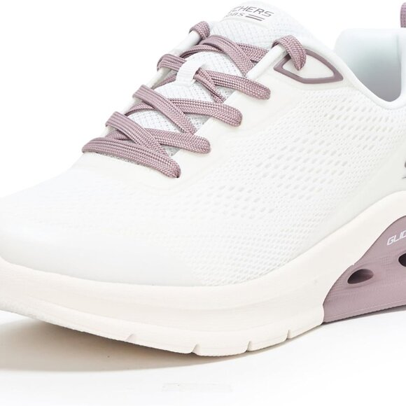 Womens Vegan Knit Glide-Step Sneakers Memory Foam Comfort Lace-up Size 7.5 - Picture 1 of 8